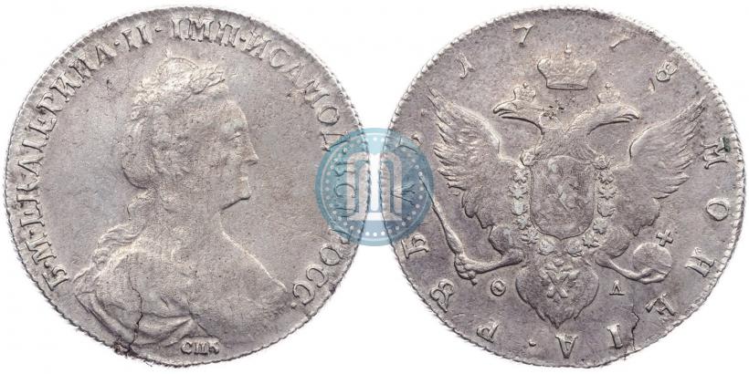 Фото 1 рубль 1778 года СПБ-ФЛ 