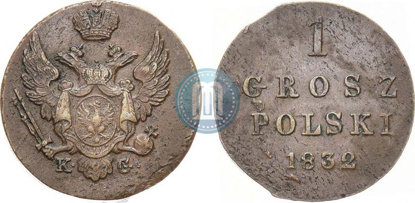 Фото 1 грош 1832 года KG 