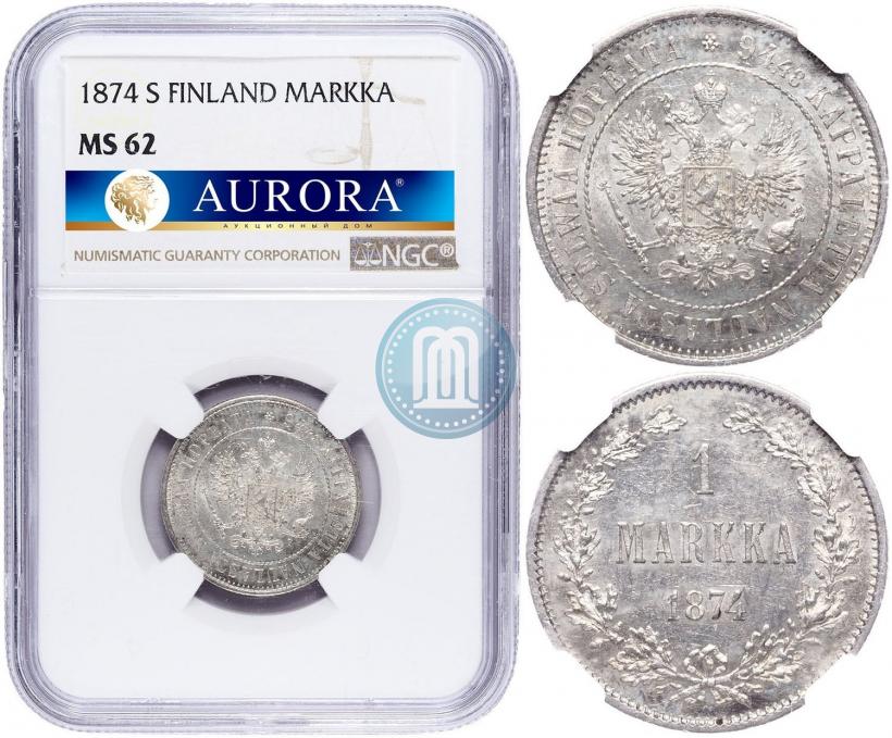 Фото 1 марка 1874 года S 