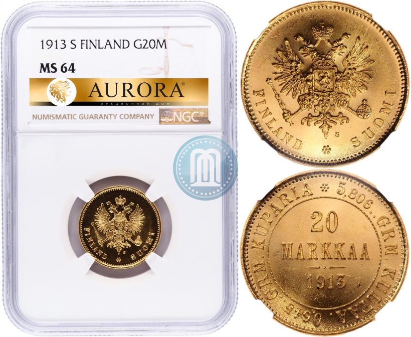 Picture 20 markkaa 1913 year S 