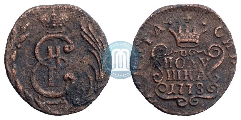 Фото Полушка 1778 года КМ 