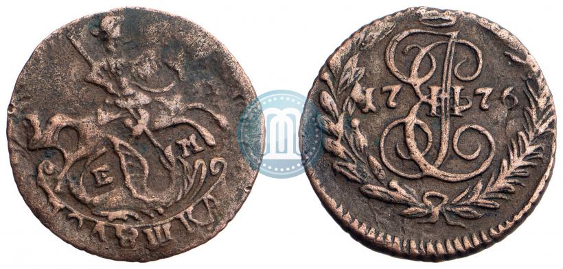 Фото Полушка 1776 года ЕМ 