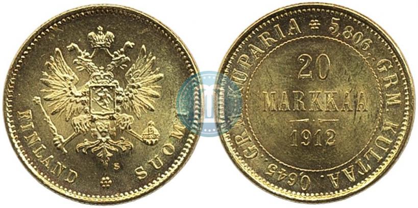 Picture 20 markkaa 1912 year S 