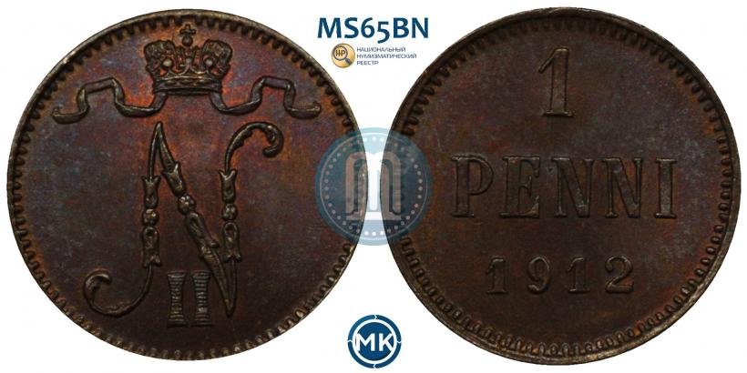 Picture 1 penni 1912 year  