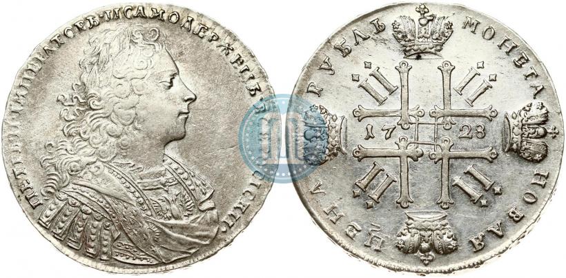 Фото 1 рубль 1728 года  "Тип 1728"