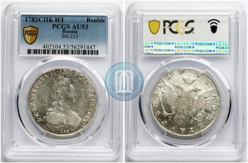 Фото 1 рубль 1782 года СПБ-ИЗ 