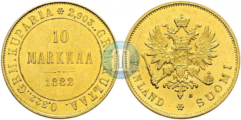 Фото 10 марок 1882 года S 
