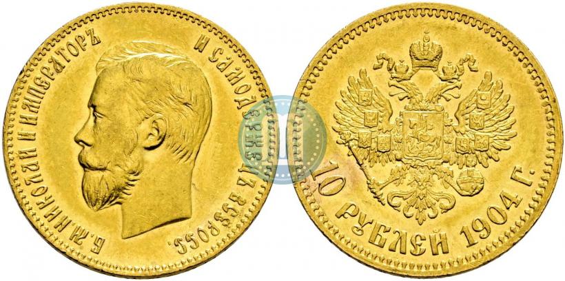 Picture 10 roubles 1904 year (АР) 