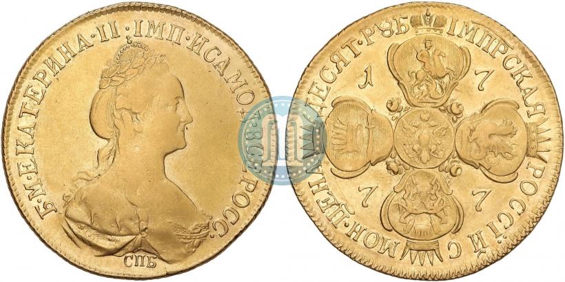 Picture 10 roubles 1777 year СПБ 