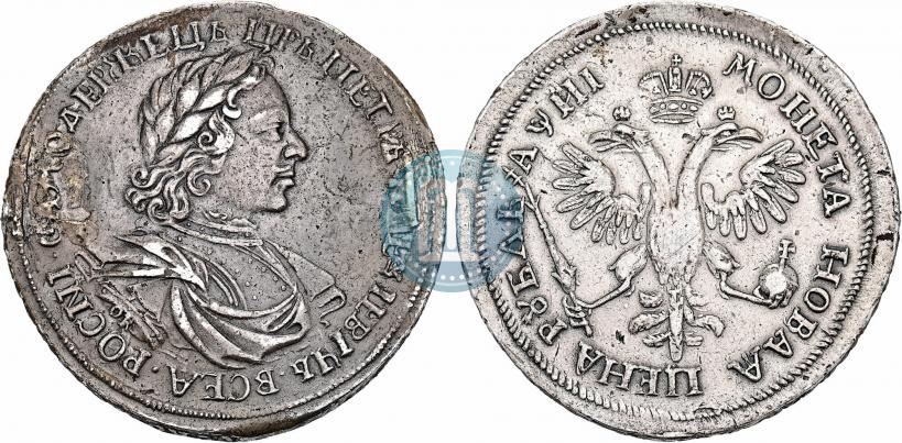 Picture 1 rouble 1718 year OK-L 