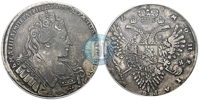 Picture 1 rouble 1732 year  