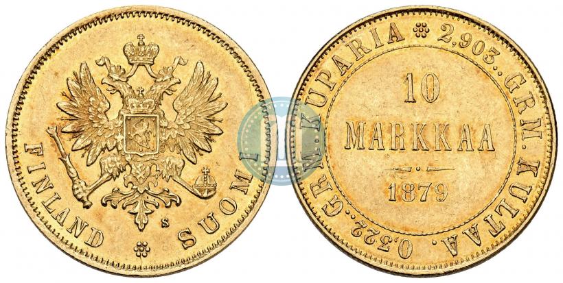 Picture 10 markkaa 1879 year S 