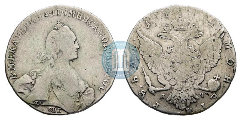 Фото 1 рубль 1772 года СПБ-ЯЧ-Т.I. 