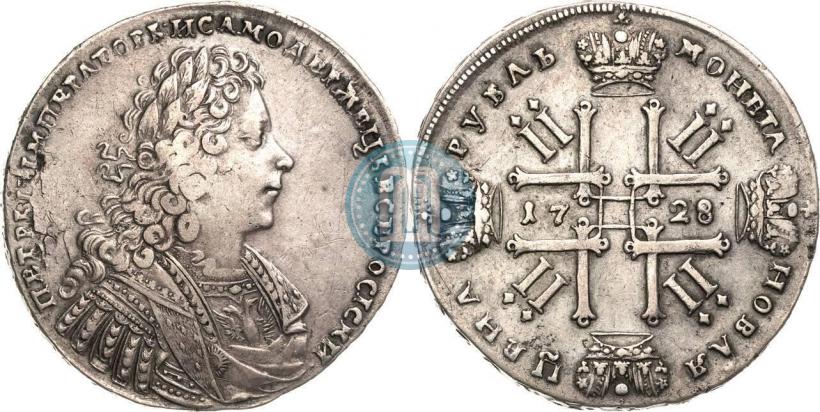 Picture 1 rouble 1728 year  "Type of 1728"