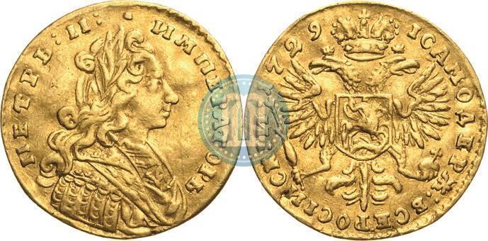 Picture 1 ducat 1729 year  