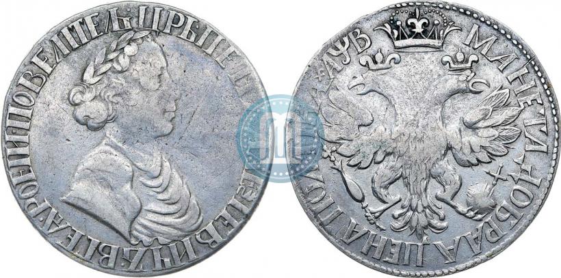 Picture Poltina 1702 year  "Narrow portrait"