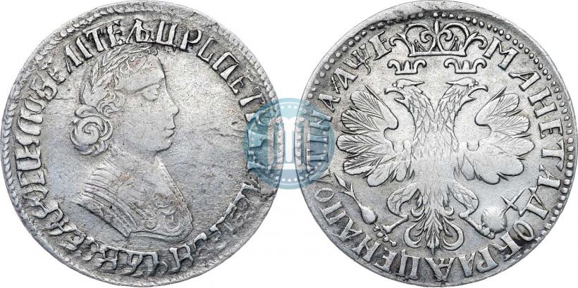 Picture Poltina 1705 year  "Portrait by F. Alekseev"