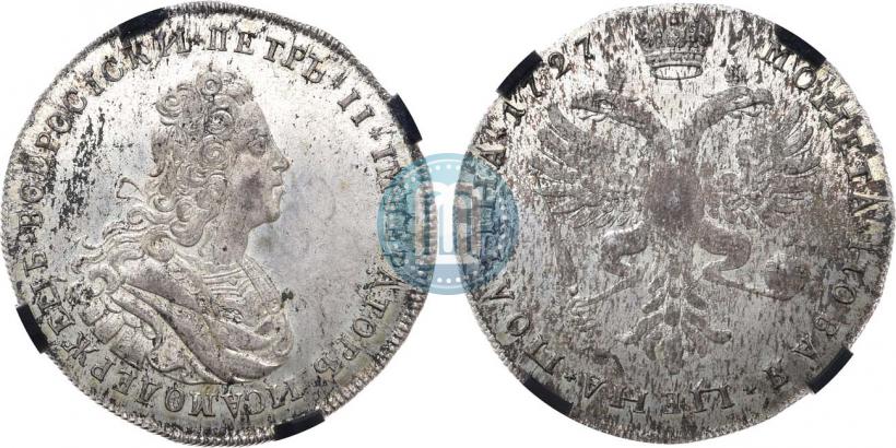 Picture Poltina 1727 year  "Moscow type"