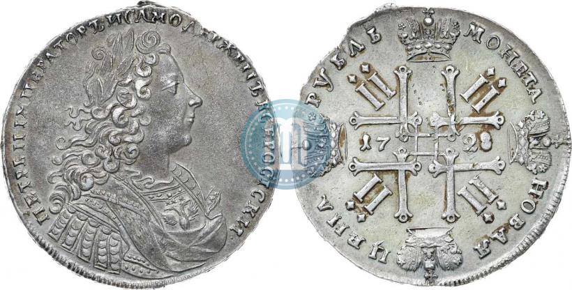 Picture 1 rouble 1728 year  "Type of 1728"