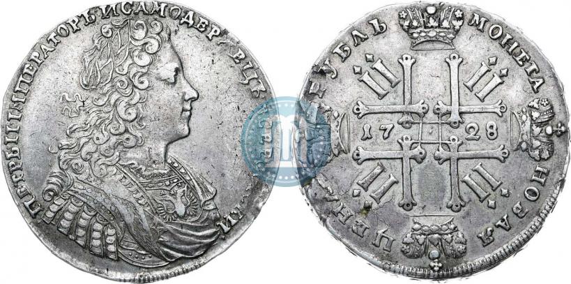 Picture 1 rouble 1728 year  "Type of 1728"