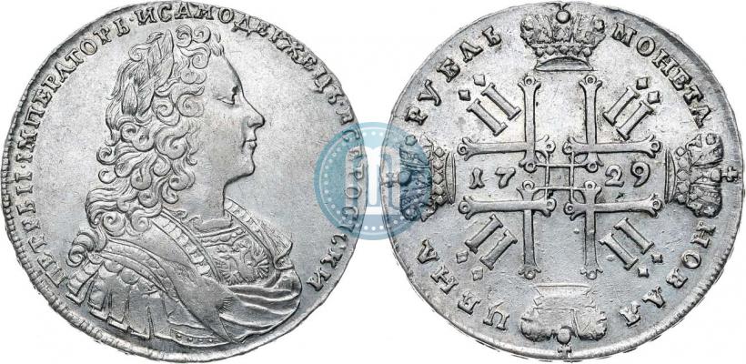 Picture 1 rouble 1729 year  "Type of 1728"