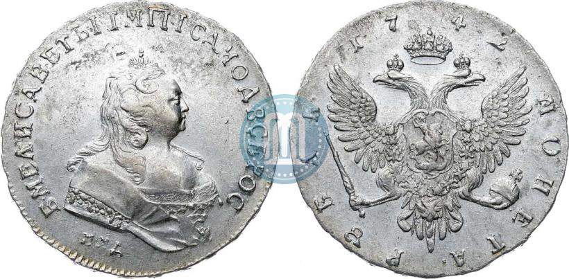 Picture 1 rouble 1742 year ММД 