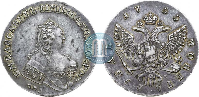 Picture 1 rouble 1755 year ММД-МБ 
