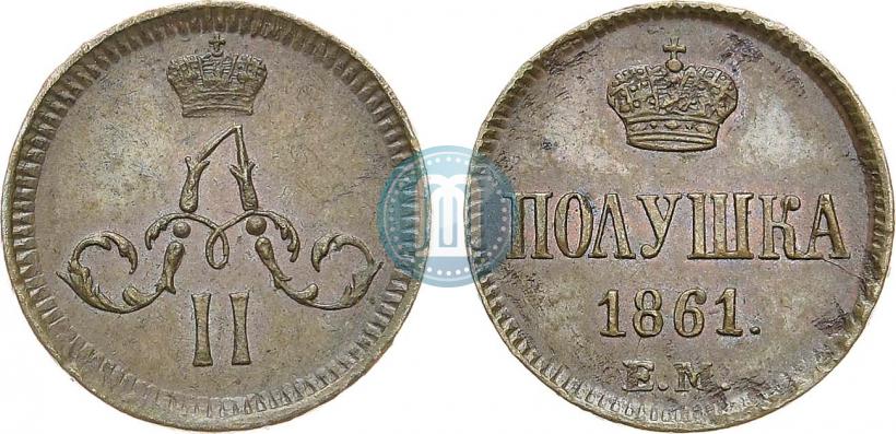 Picture Polushka 1861 year ЕМ 