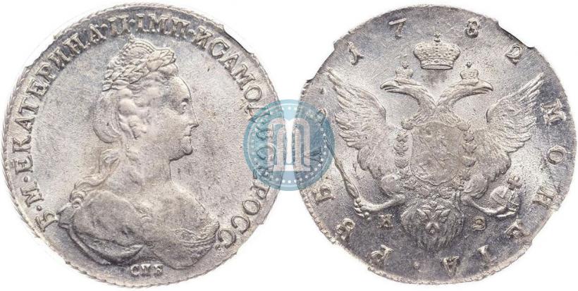 Picture 1 rouble 1782 year СПБ-ИЗ 
