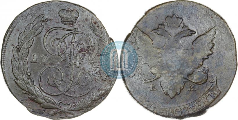 Фото 5 копеек 1794 года ЕМ "Павловский перечекан"