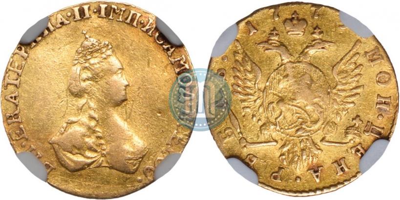 Фото 1 рубль 1779 года  
