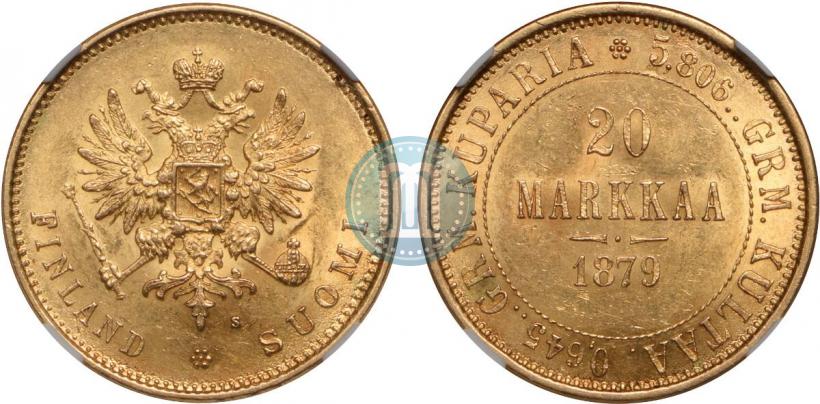 Picture 20 markkaa 1879 year S 