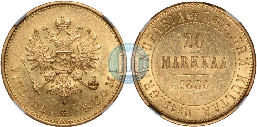 Фото 20 марок 1880 года S 
