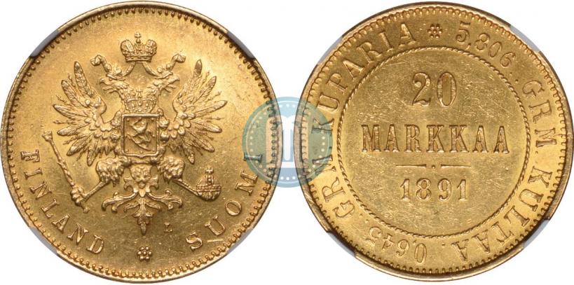 Фото 20 марок 1891 года L 