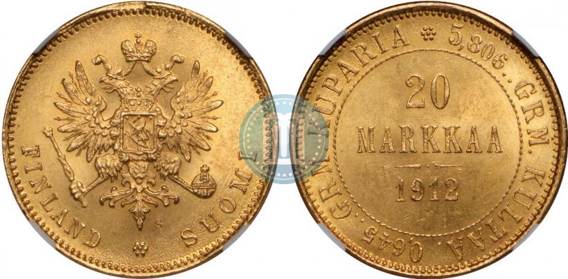 Picture 20 markkaa 1912 year S 