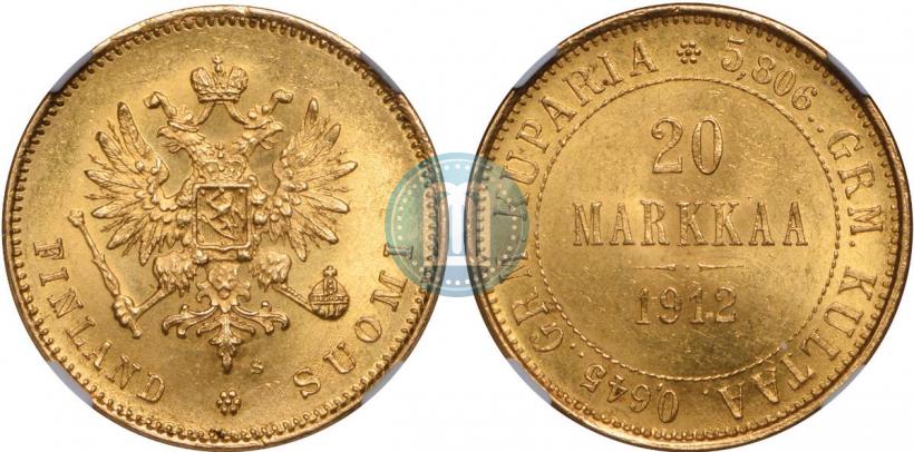 Picture 20 markkaa 1912 year S 