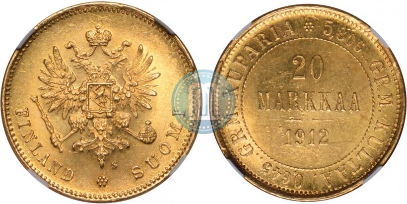Picture 20 markkaa 1912 year S 