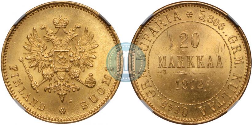 Picture 20 markkaa 1912 year S 