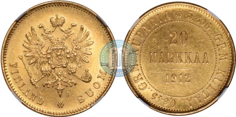 Picture 20 markkaa 1912 year S 