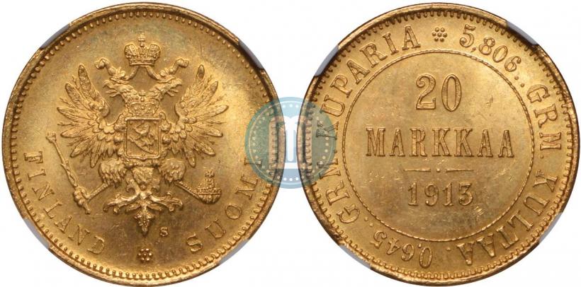 Picture 20 markkaa 1913 year S 