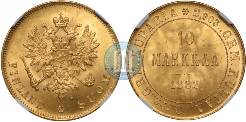 Фото 10 марок 1882 года S 