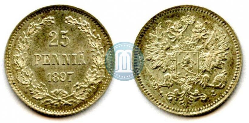 Фото 25 пенни 1897 года L 