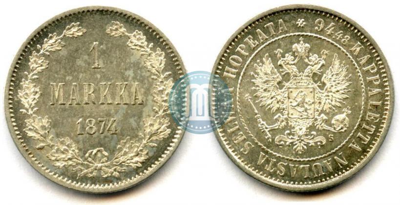 Фото 1 марка 1874 года S 