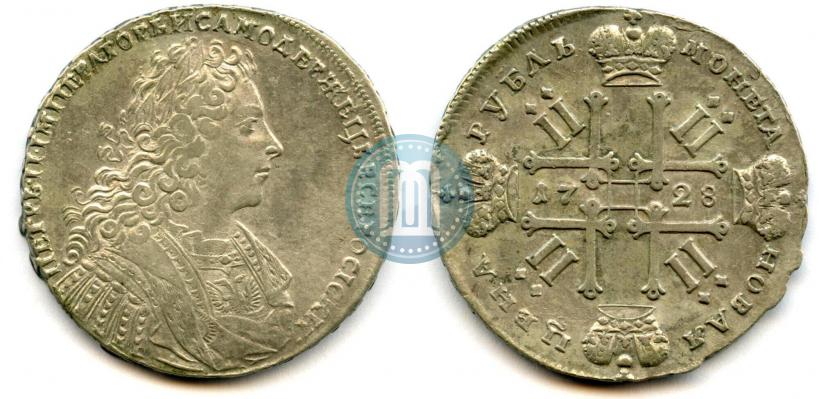 Picture 1 rouble 1728 year  "Type of 1728"