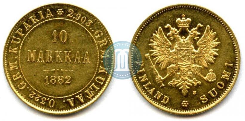 Фото 10 марок 1882 года S 