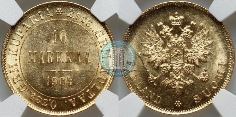 Picture 10 markkaa 1904 year L 