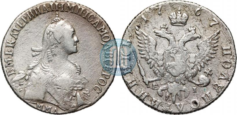 Фото Полуполтинник 1767 года ММД-EI 