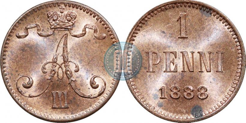 Picture 1 penni 1888 year  
