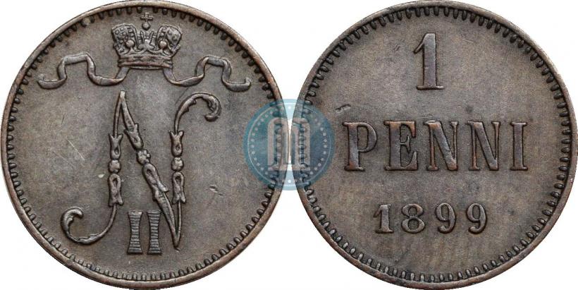 Фото 1 пенни 1899 года  
