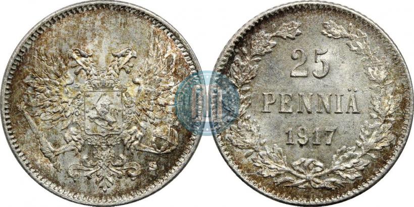 Фото 25 пенни 1917 года S 